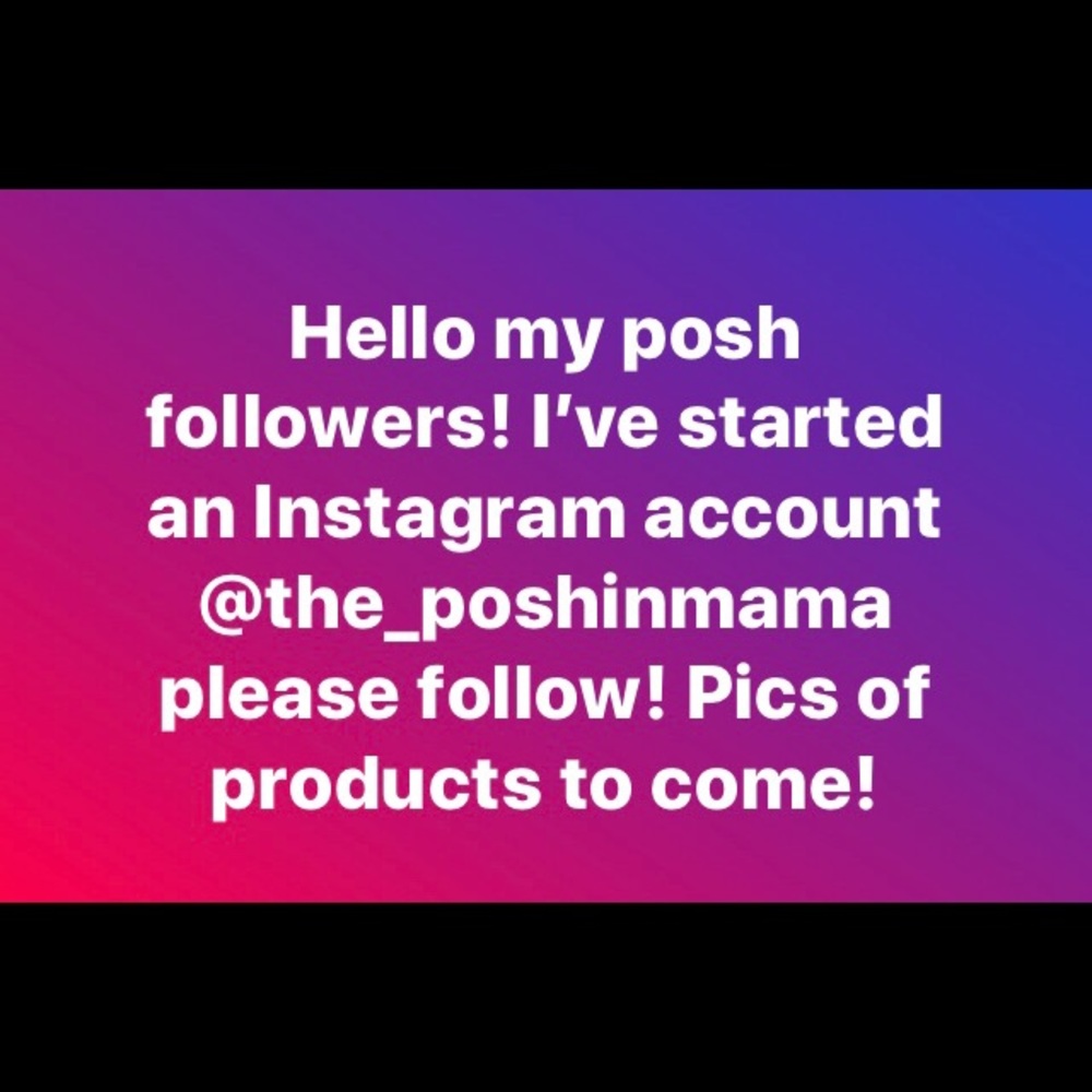 Follow me on Instagram @the_poshinmama